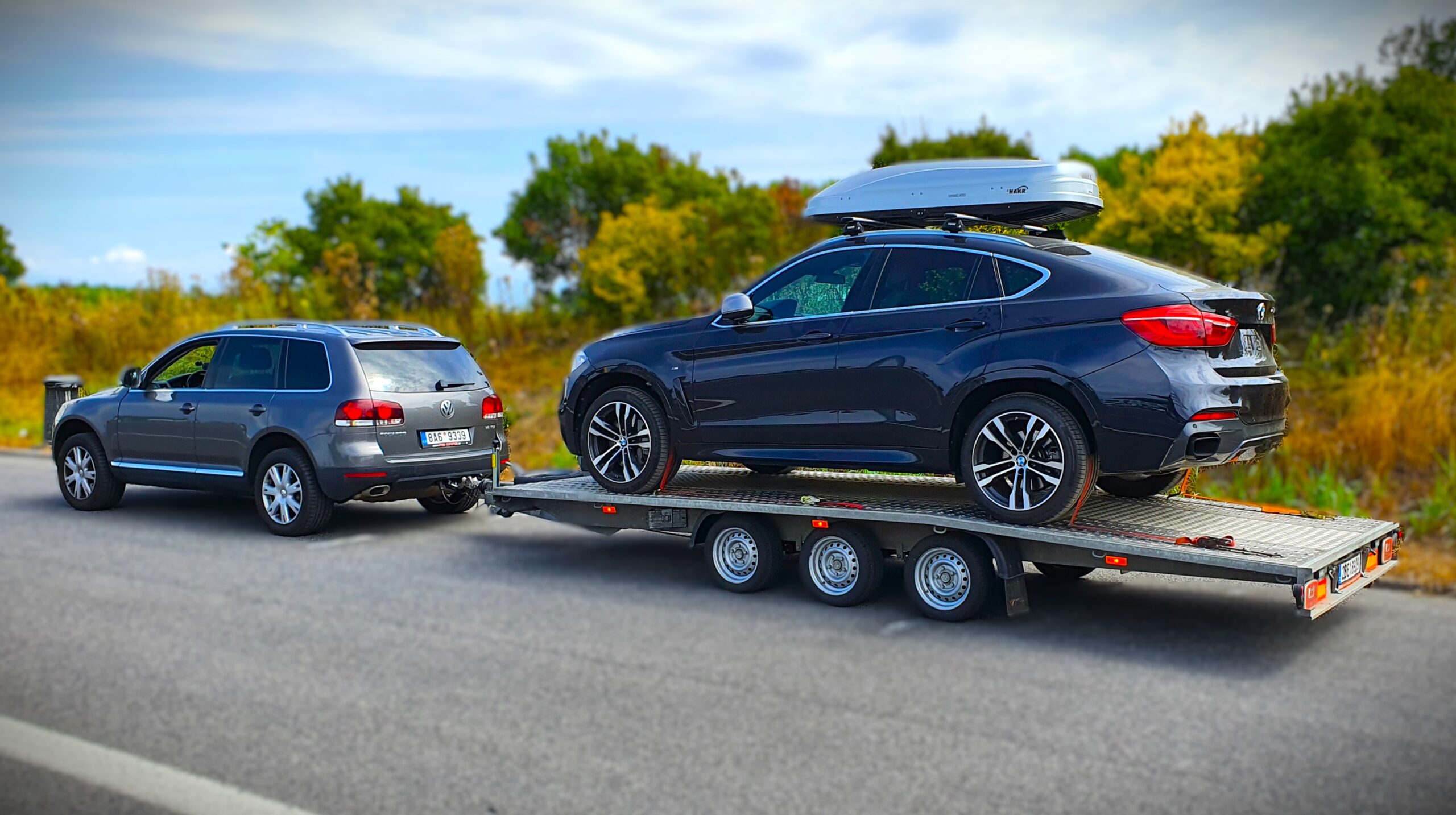 VW Touareg repatriace Chorvatsko